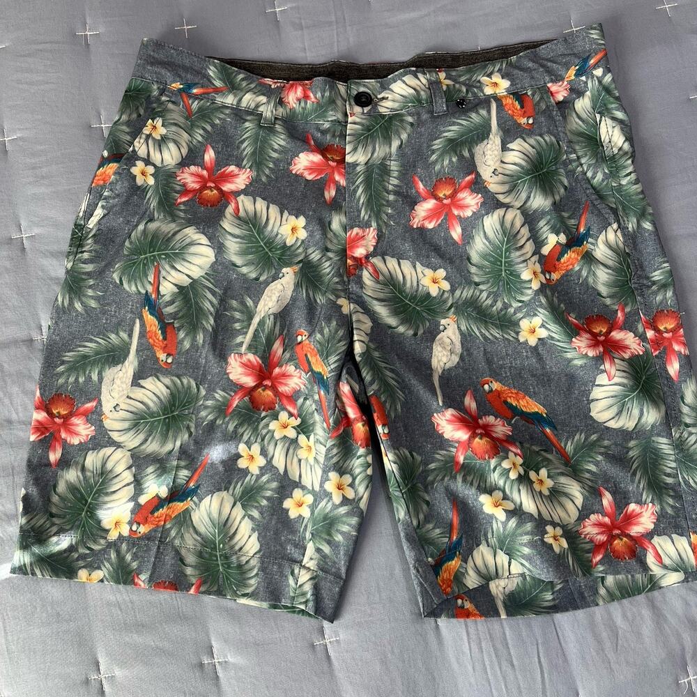 V46 Men’s Golf Shorts Sz XL 38”‎ Waist 4 Way Stretch Tropical Lightweight